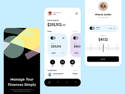 Finance app - Mobile app