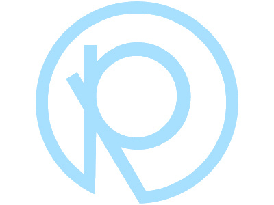 Rplogo blue design logo