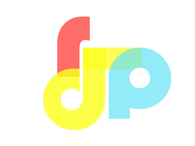 Rjp design logo typography