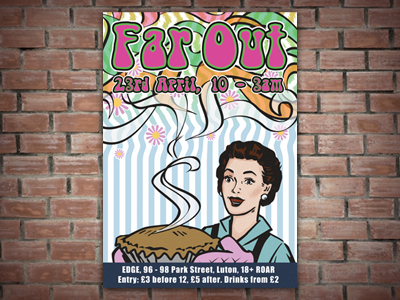 Far Out Flyer and Poster