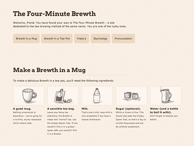 The Four-Minute Brewth