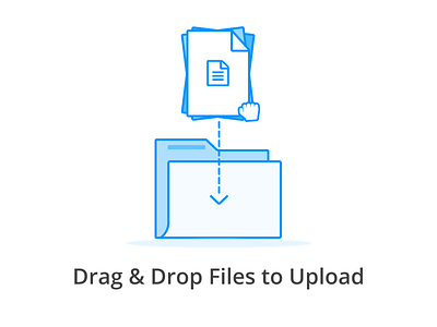 Folder empty state drag and drop empty state folder