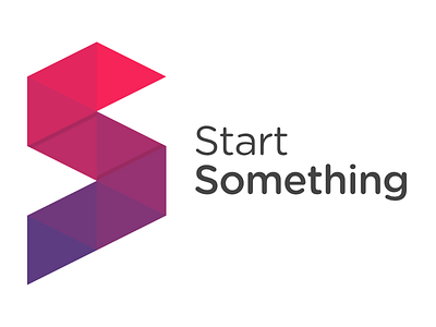 StartSomething Origami Logo Concept folded logo origami