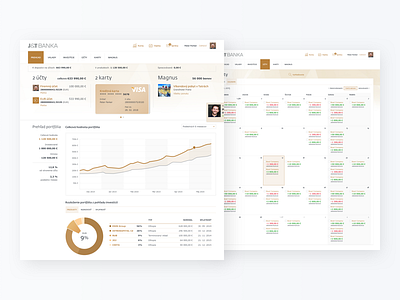 J&T Bank banking button desktop finance grid ui user experience user interface ux