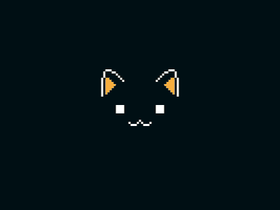 Cat Pix cat logo pixel pixel art