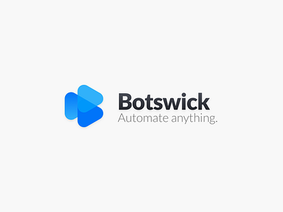 Botswick Branding app automation brand branding design gradient integration logo