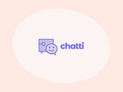 Chatti Logo app brand design logo sketch app vector