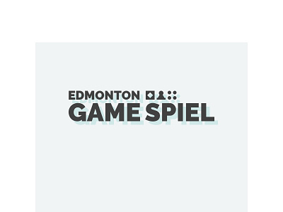 Edmonton Game Spiel Logo branding design logo typography vector
