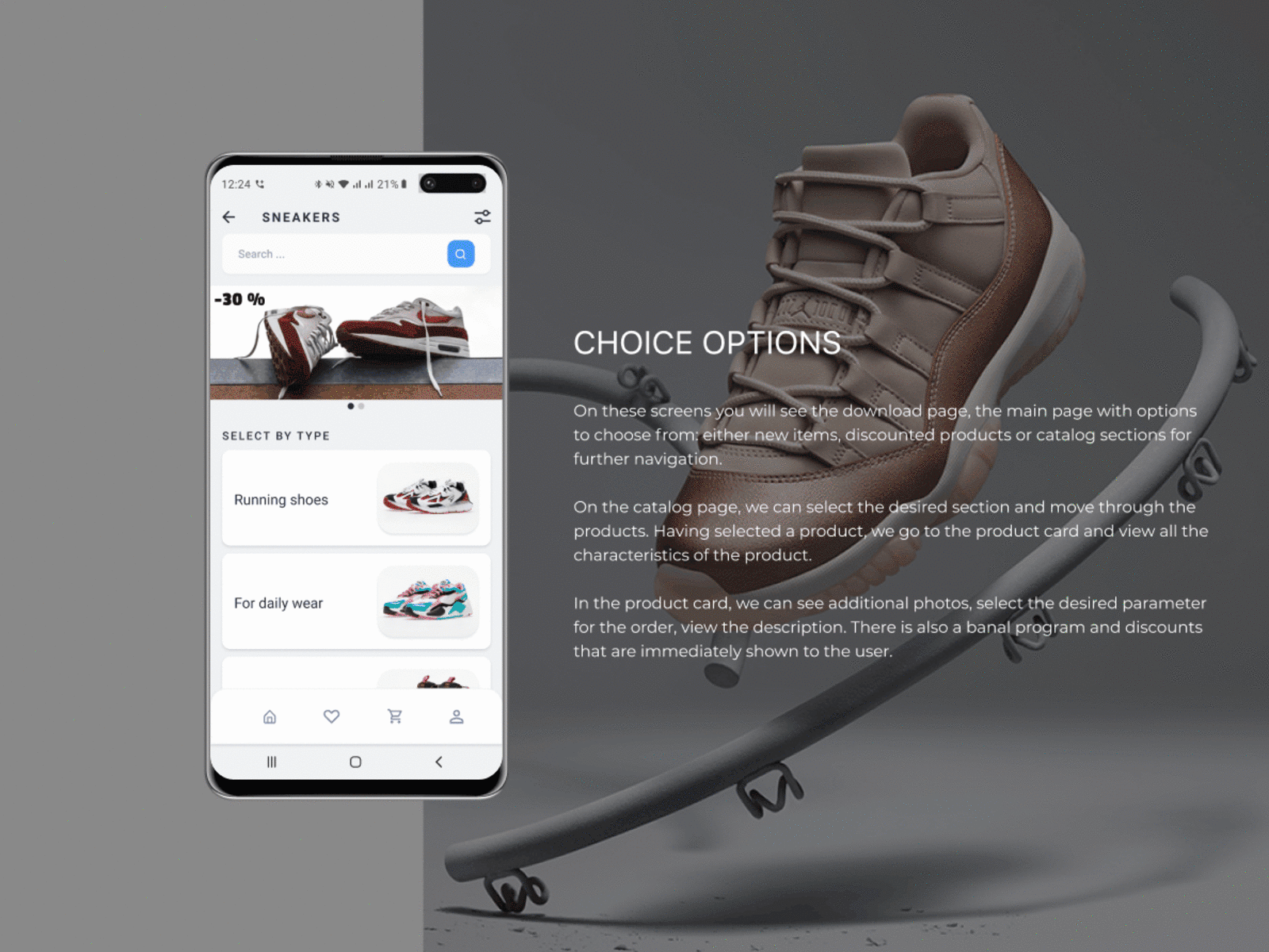 Shop shoes Mobile APP