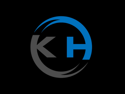 KH Logo logo design logos