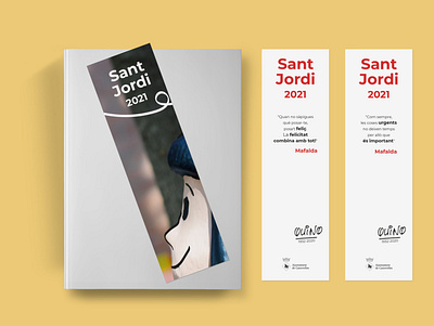 Sant Jordi Bookmark book bookmark culture design designer illustrator mark photo photoshop