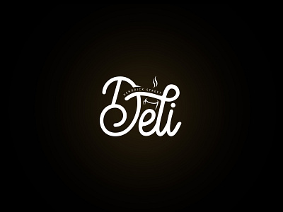 Deli coffee shop logo coffee logo typography logo