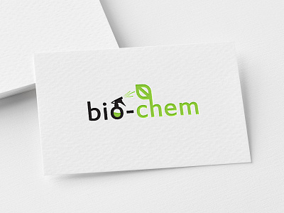 Bio-Chem Logo biological detergent logo biological logo branding chemical logo clever logo company logo design logo logo design modern logo professional logo