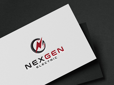 "NexGen Electric" logo company logo electric logo logo logo design next logo