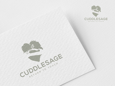 cuddlesage logo branding company logo design illustration logo logo design