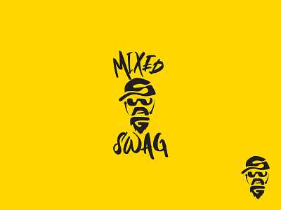 Swag typography logo for a clothing brand