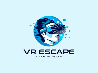 VR Escape- VR Company Logo branding company logo design illustration logo logo design