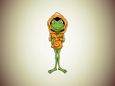 Frog Character illustration branding company logo design illustration logo logo design