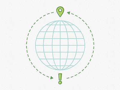 Communication Failure, alternate ad communication fail global globe icon illustration location map outsourcing