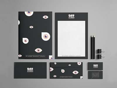 Off Screen Pictures Stationary Design