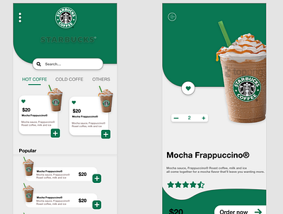 starbucks app branding coco coffee coffee bean coffee shop design easy food foodie green idea ideas illustration iphone logo minimalist new sketch starbucks