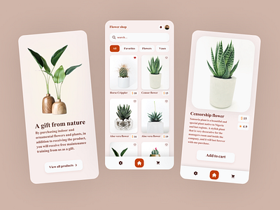 Store branding design flower interaction interactive ios mobile mobile app mobile app design mobile interaction store t ui uiux ux