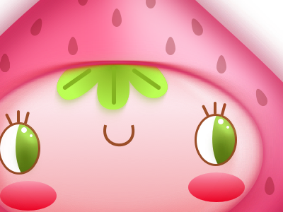 Strawberry cute fresa girly kawaii pink strawberry