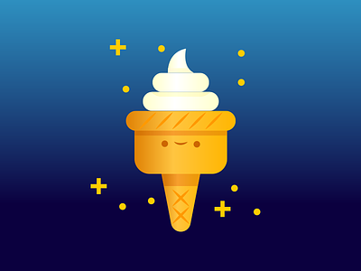 Ice Cream character design cute food ice cream illustration kawaii suupergirl vania bachur