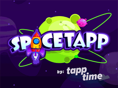Spacetapp animation illustration space video game