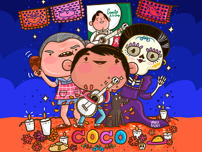 Coco coco disney mexico pixar vania bachur