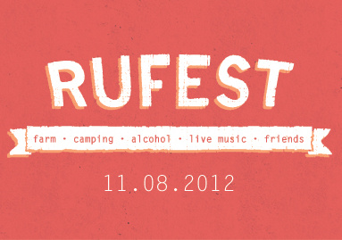 Rufest 2012 Logo logo rufest typography website