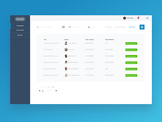 Checklist Dashboard by Nate Alspaugh on Dribbble