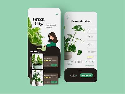 Plant Shop UI Concept