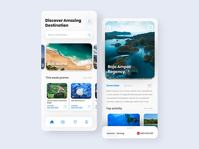 Travel App UI Design