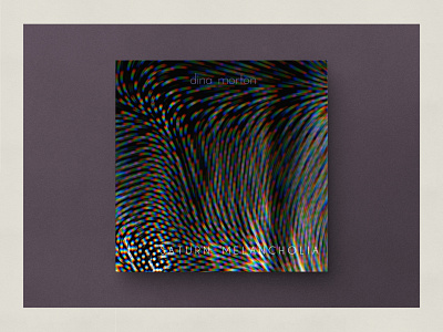 Album cover design - Saturn Melancholia album art cd cover design ep graphic design lp sleeve