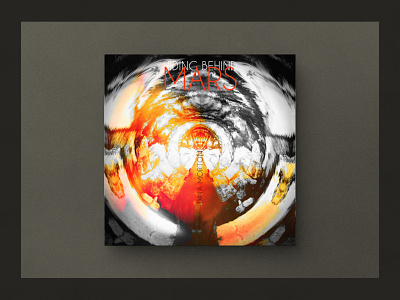 Album cover design - Hiding Behind Mars abstract album art cd cover design ep graphic design lp mars