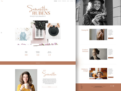 Branding / website design branding design graphic design photographer web design website website design