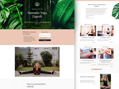 Branding / web design branding design graphic design web design website website design yoga