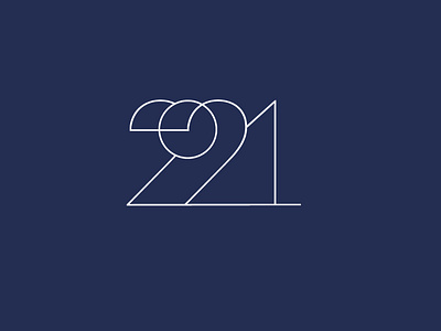 2021 design flat geometric illustrator minimal type typography vector