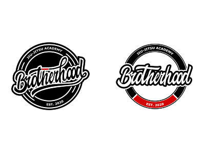 Jiu Jitsu Academy Logo Design Concepts design jiujitsu lettering logo vector