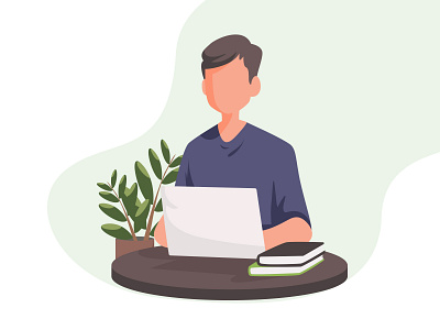 Learning Illustration character design dribbble flat illustration learn learning onlinecourse ui