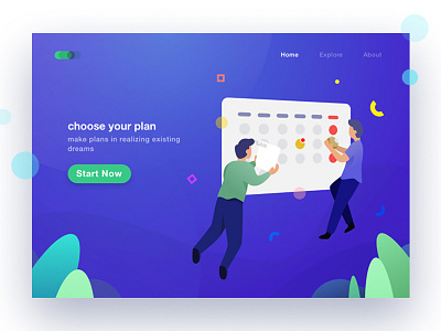 planning - landing page