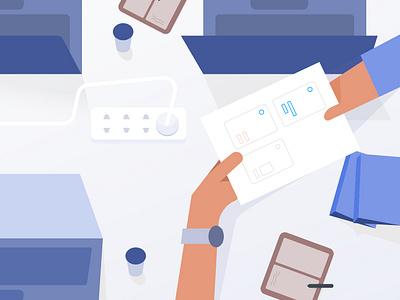 Team Meetup design dribbble flat illustration ui ux web work