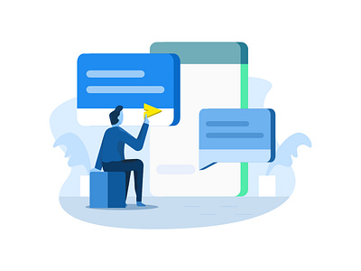 Send Message design dribbble flat icon illustration ui web work