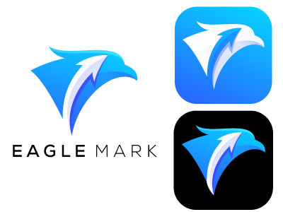 Eagle Mark Logo brand brand design brand identity branding branding design business logo business logo maker business logos corporate branding logo logo design logodesign logotype