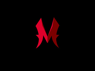 Creative Gaming M letter logo design