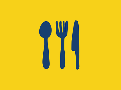 utencils branding cartoon food fork illustration kitchen knife logo poster spoon utencils
