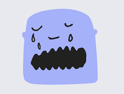 crying guy cartoon cry emotion illustration logo person poster tears vector