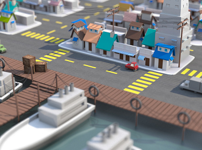 Dock 3d art 3d visualization arnoldrender maya