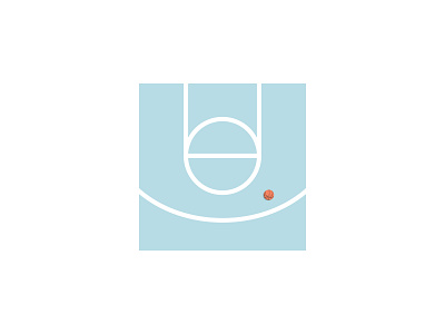 Basketball court basketball graphicdesign illustration illustrator minimalism nba vector vectorart